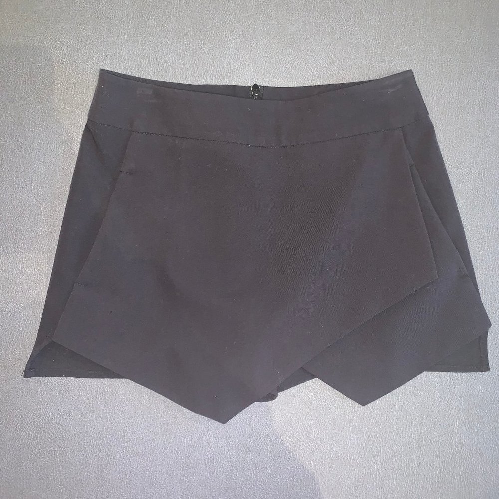 Black Aqua Napkin Skirt